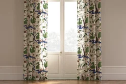 Tyg På Metervara*Josef Frank Textil Gröna Fåglar Multi