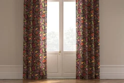 Tyg På Metervara*Josef Frank Textil Mirakel Mörkbrun