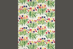 Tyg På Metervara*Josef Frank Textil Tulpaner Vit