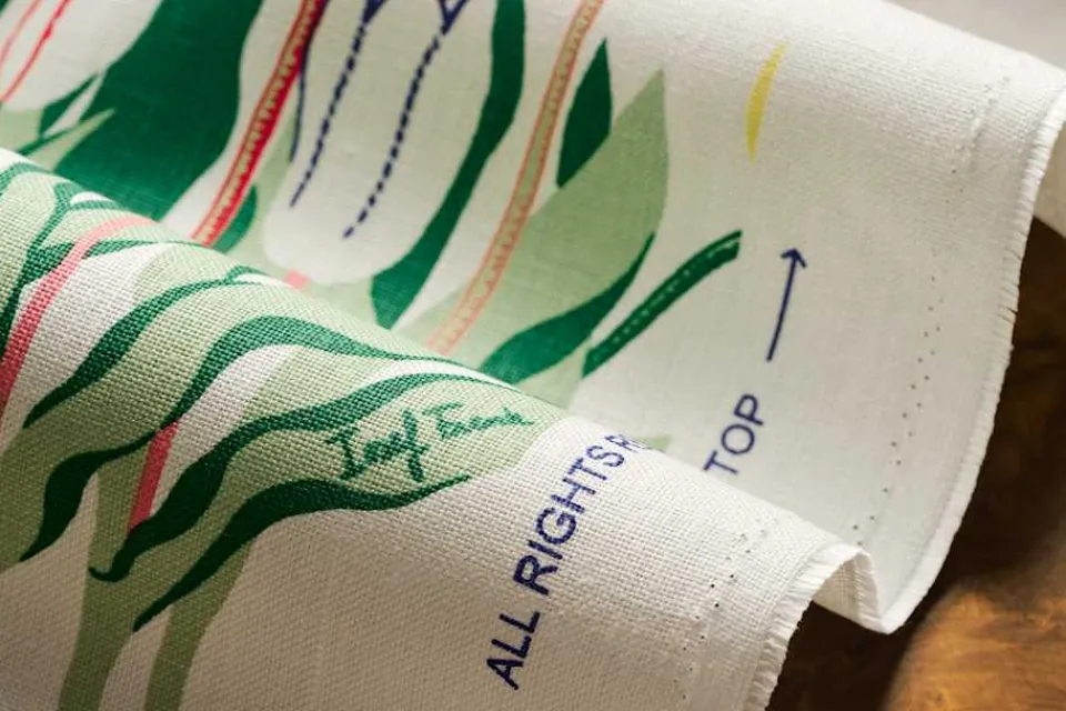 Tyg På Metervara*Josef Frank Textil Tulpaner Vit