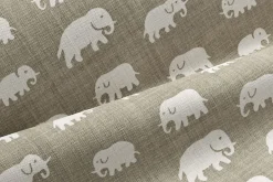 Tygprover|Tyg På Metervara*Estrid Ericson Tygprov Elefant Varmgrå