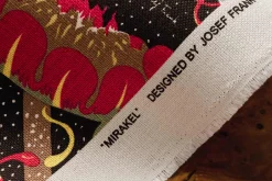 Tygprover|Tyg På Metervara*Josef Frank Tygprov Mirakel Mörkbrun