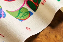 Tygprover|Tyg På Metervara*Josef Frank Tygprov Teheran Vit