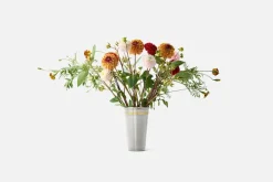 Vaser|Tennvaser & Tennkrukor*Estrid Ericson Vas Tenn med Mässingkant